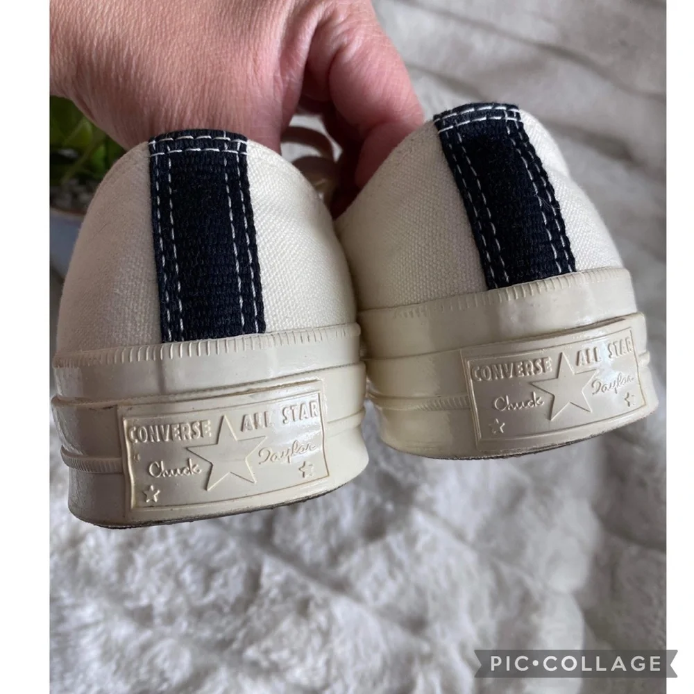 ✨Like New Converse X Comme Des Garçons Play - Picture 7 of 7